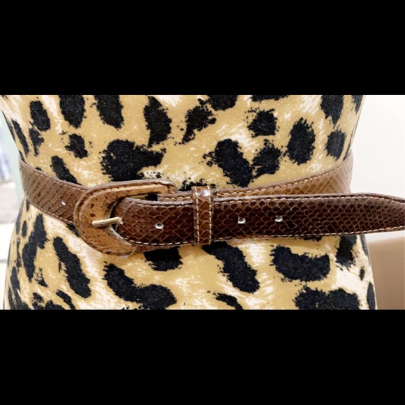 medium genuine snake skin belt